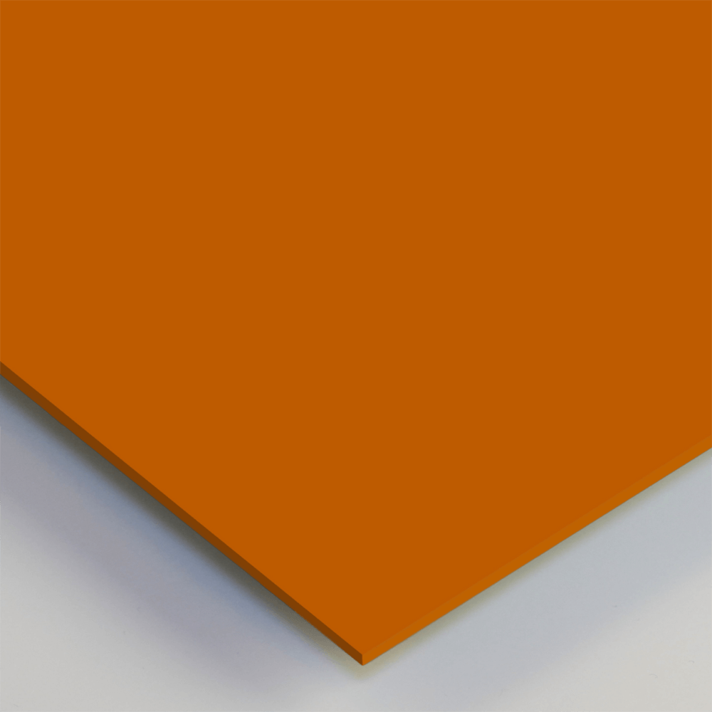 Orange Gloss Hygienic 2.5mm Wall Cladding Sheet 2.50m x 1.22m image